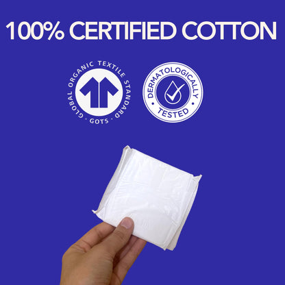 Marlow 100% Organic Cotton Pads + Extra Long Pads with Wings