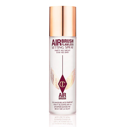 Charlotte Tilbury Airbrush Flawless Setting Spray - Gift Set Essential - Ultra-Fine Mist to Prime & Set Makeup - Perfect for Pairing with Other Skincare & Makeup Favorites