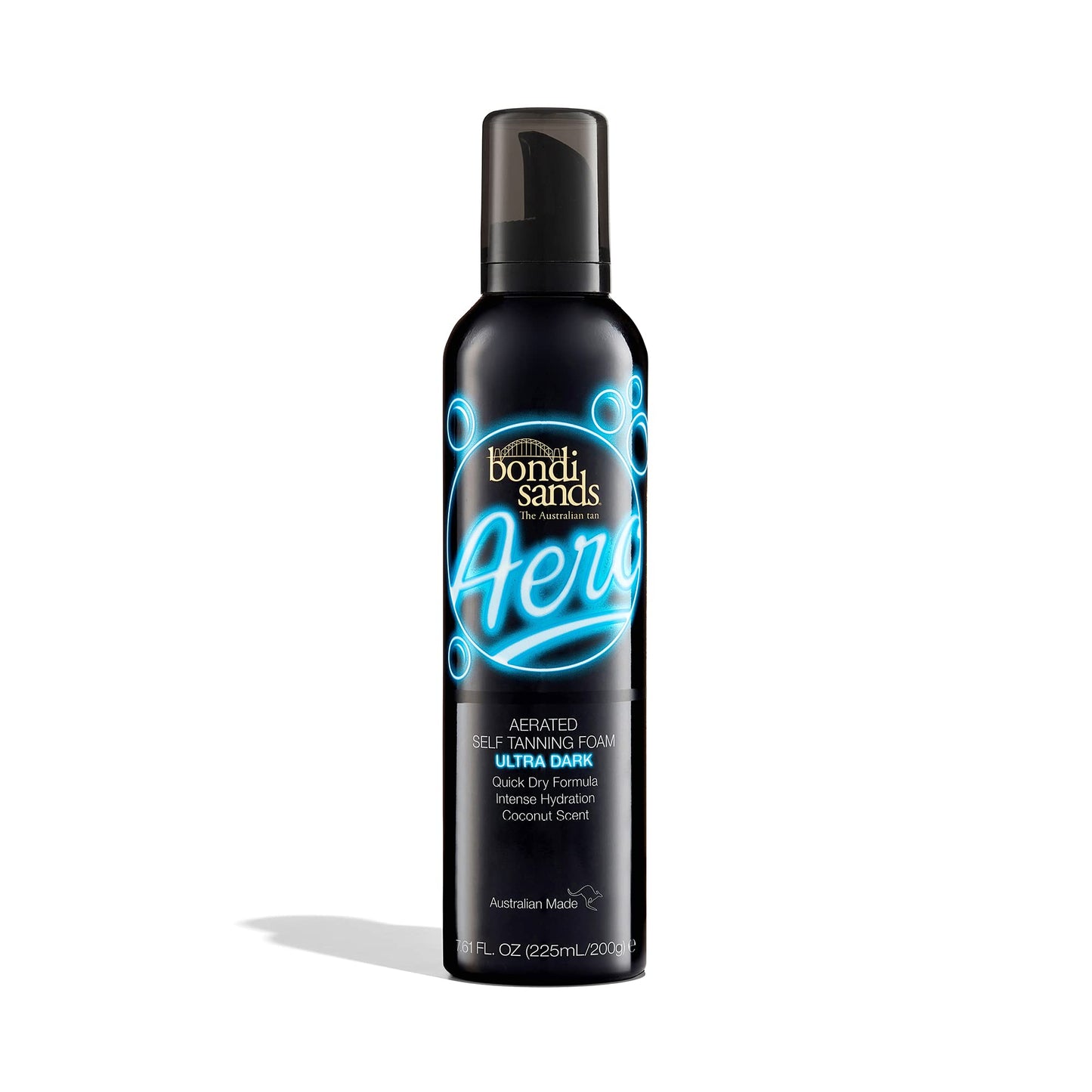 Bondi Sands Aero Self Tanning Foam | Lightweight + Fast-Drying Aerosol Formula Gives Skin a Hydrated, Long-Lasting Bronzed Glow | 7.61 Oz/225 mL