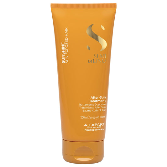 ALFAPARF MILANO Semi di Lino Sunshine After-Sun Hair Treatment - Restorative Treatment for Hair Stressed by Sun, Chlorine and Salt - Nourishes and Detangles - Vegan Formula - Adds Softness and Shine
