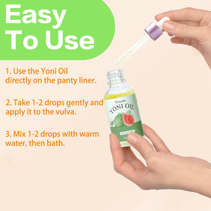 3 PCS Yoni Oil for Women pH Balance, Feminine Deodorant Vaginal Moisturizer, Feminine Care All Natural Yoni Oil(Cherry Passion Fruit Guava)