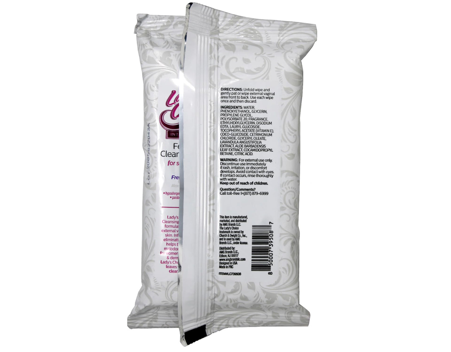 Lady’s Choice Feminine Cleansing Wipes Sheer Lavender 32 Count