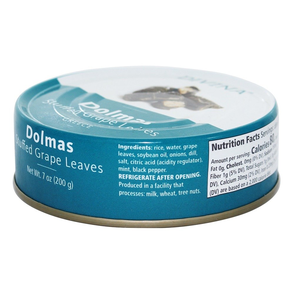 Divina Dolmas Stuffed Grape Leaves, 7 Ounce (4-Pack)