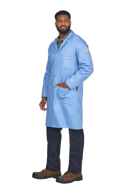 Bulwark Flame Resistant 7oz Cotton Lapel Collar Lab Coat