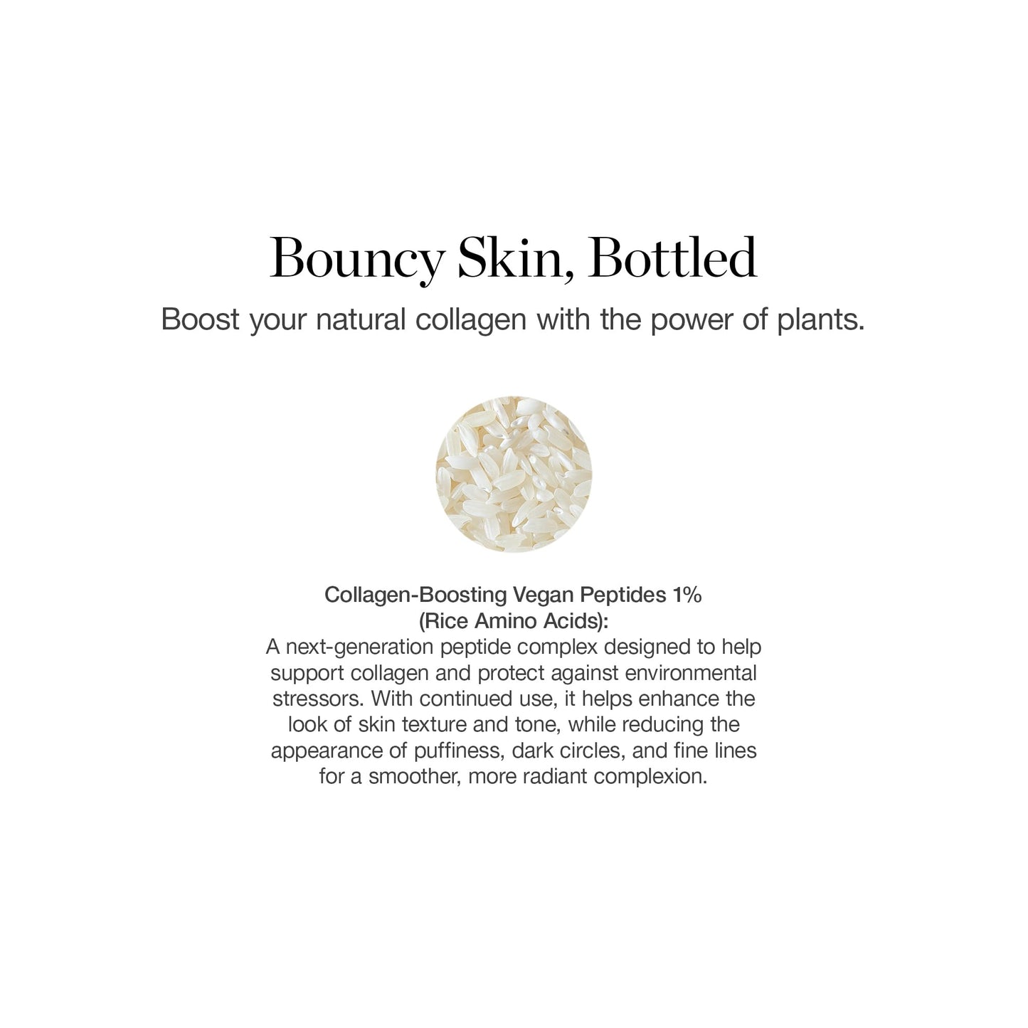 Ogee Vegan Collagen Boost Elixir - Peptides Serum for Face - Boosts Collagen Production By 150% - Certified Organic Firming & Smoothing Facial Serum, 15 ml