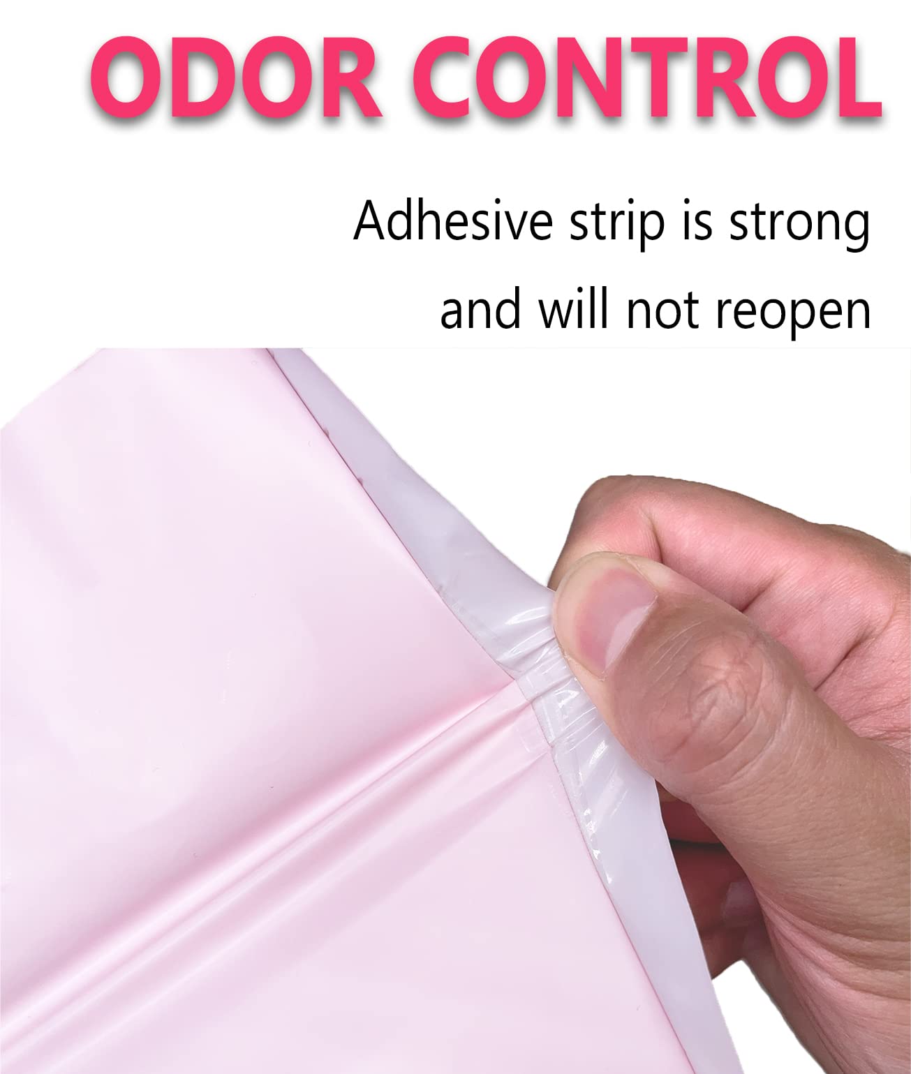 Sanitary Napkin Disposal Bags - Block Odors, Great Adhesion, Perfect Size - Feminine Hygiene Disposal Bags for Tampons and Pads Pink 100Pcs