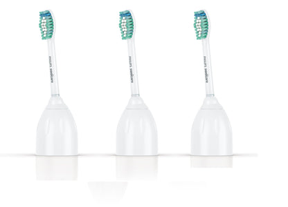 Philips Sonicare Genuine E-Series Replacement Toothbrush Heads, 3 Brush Heads, White, HX7023/64