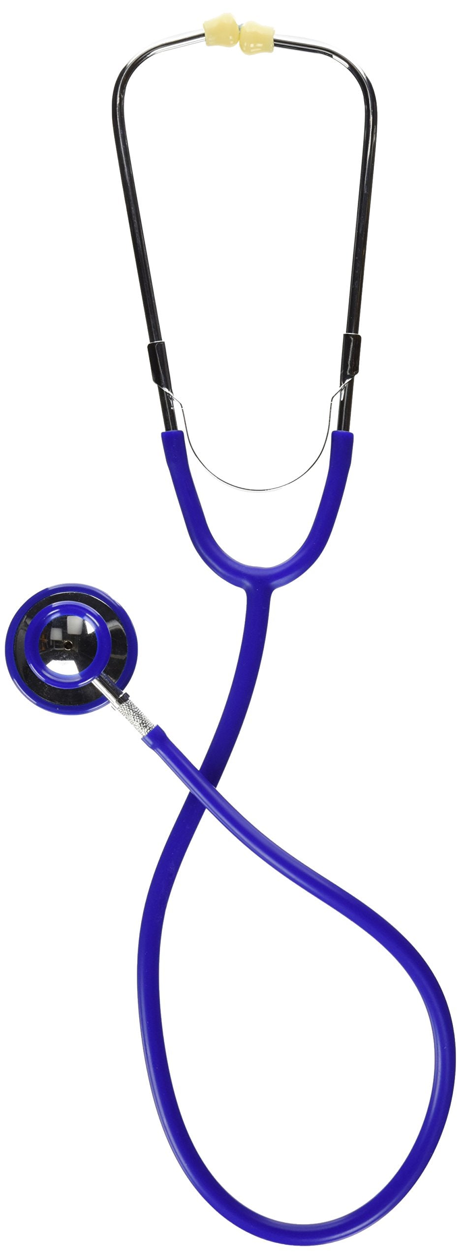 MABIS Stethoscope, Lightweight, Adult, Dual Head for Intake and General Examination with Large Diaphragm for High Frequencies or the Bell for Low Frequencies, 22 Inch Y Tubing, Blue
