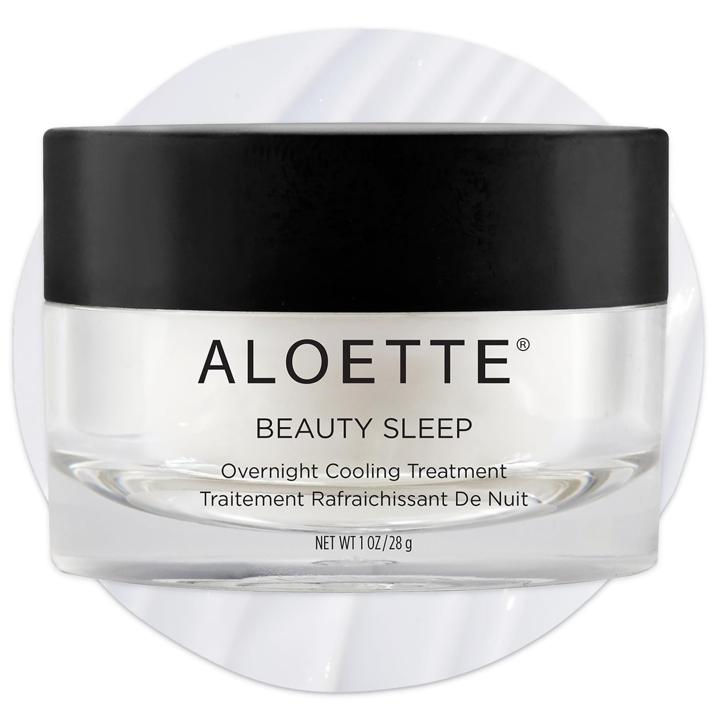 Aloette Beauty Sleep Soothing Face Mask - Anti-Aging Facial Mask with Hyaluronic Acid & Squalene for Firmer, Smoother & Softer Looking Skin - Overnight Cooling Treatment for Inflammation & Redness