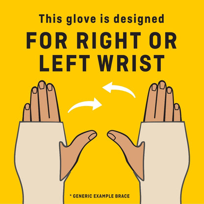 FUTURO Compression Glove, Provides Mild Support to Aching, Weak Hands and Wrists, S/M