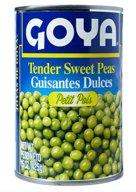 Goya Tender Sweet Peas, 15 oz, 2-Pack