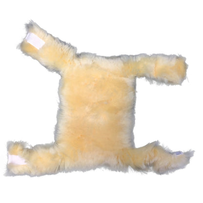 PCP Sheepskin Pressure Relief Sores Elbow Protectors, White