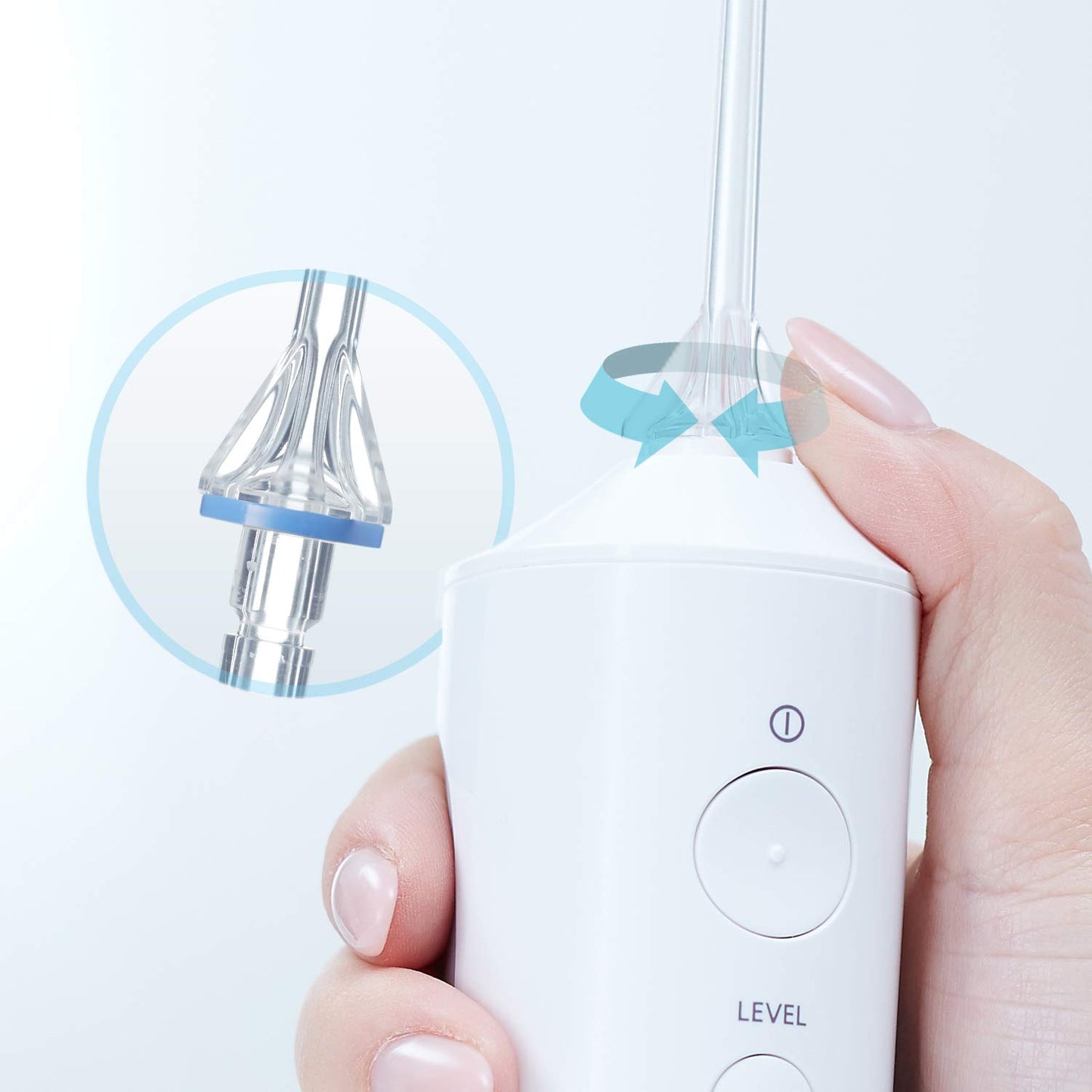 Panasonic Professional Cordless Water Flosser for Dental, Bridge and Orthodontic Care, Portable Oral Irrigator with Ultrasonic Cleaning – EW1511W (White)
