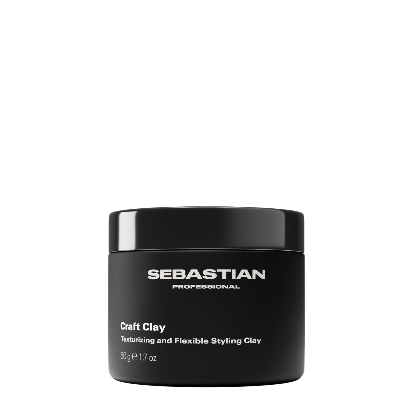 Sebastian Professional Styling Craft Clay | Remoldable Texturizing Hair Styling Clay for Natural Hold | 1.7 oz | Packaging May Vary
