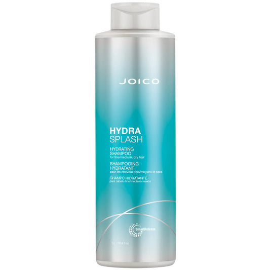 Joico HydraSplash Hydrating Shampoo | For Fine, Medium, Dry Hair | Replenish Moisture | Add Hydration & Softness | With Sea Kelp & Coconut Water