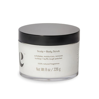 Odele Scalp + Body Scrub, Exfoliating Sugar Scrub with Caffeine to Remove Buildup, Hydrate & Smooth Skin and Scalp, For All Hair & Skin Types, 8 oz