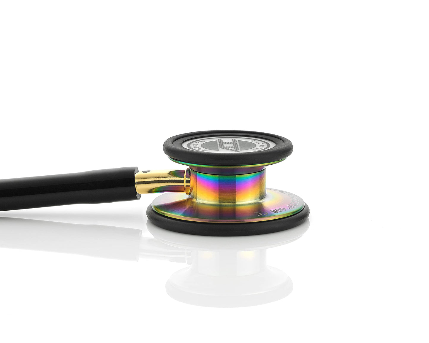 ADC Adscope 608 Convertible Clinician Stethoscope with Tunable AFD Technology, Adult Diaphragm and Adult Bell or Pediatric Diaphragm, 31 inch Length, Iridescent Metallic Raspberry