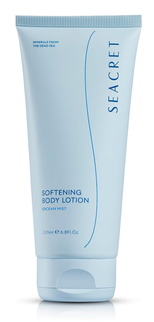 SEACRET Body Lotion for Dry Skin - Daily Moisturizing Lotion with Ceramide, Squalane, Shea Butter & Dead Sea Minerals, Fast-Absorbing Non-Greasy Formula, 6.8 fl oz