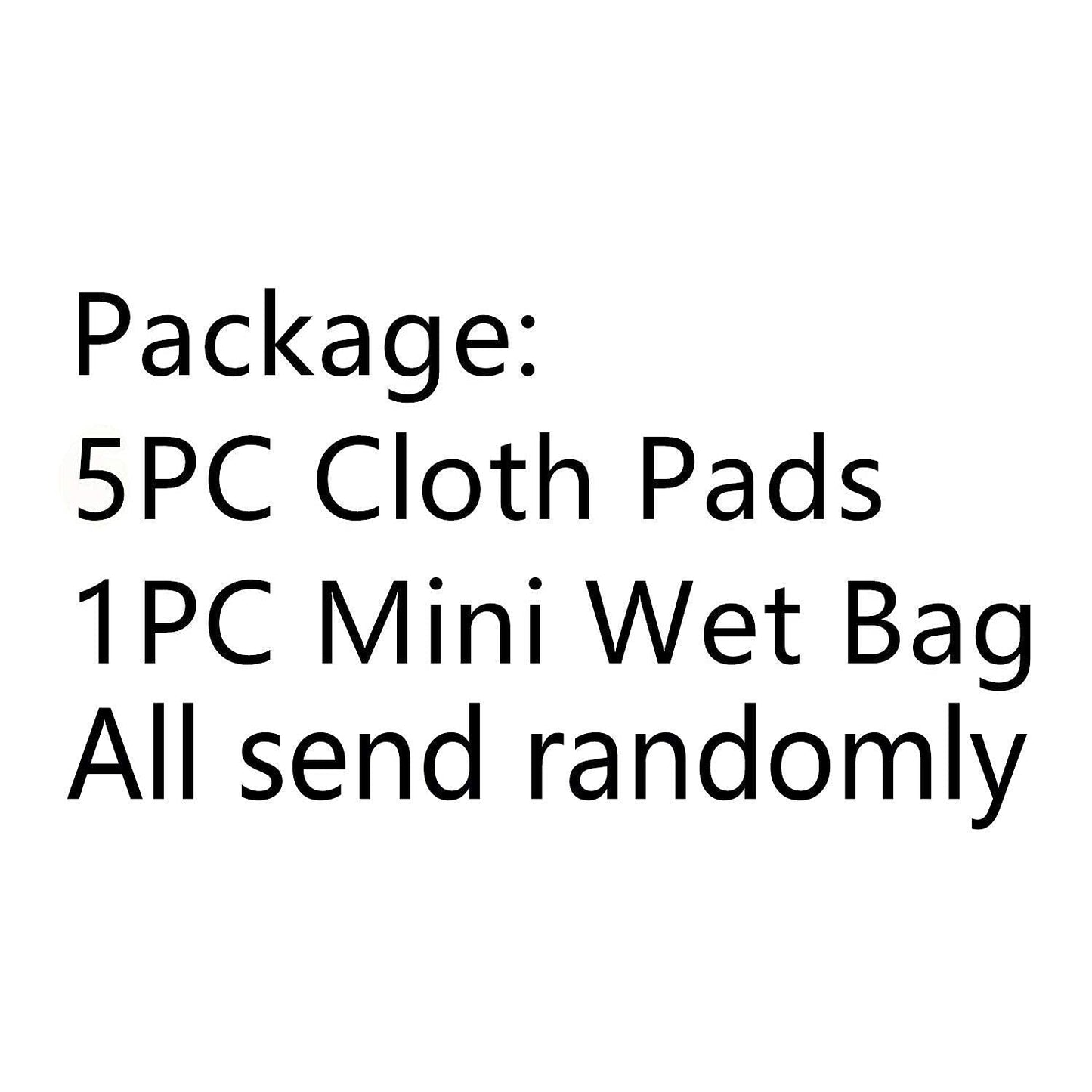 6Pcs Resuable Waterproof Menstrual Pad Sets Including 1Pc Mini Wet Bag and 5Pcs Heavy Flow Red Color Microfleece Stay Dry Menstrual Pads Mama Cloth Sanitary Napkins…