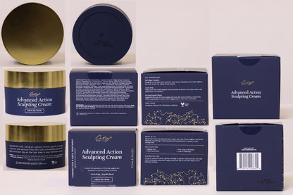 City Beauty Advanced Action Sculpting Cream - Solution for Saggy Jawline, Drooping Face, and Neck Wrinkles - Firming Cream for Loose, Sagging Skin