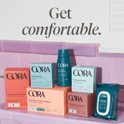 Cora Organic Feminine Care | Applicator Tampon Multipacks | Ultra-Absorbent, Unscented, Natural, Non-Toxic | 108 Total | Bundle Pack