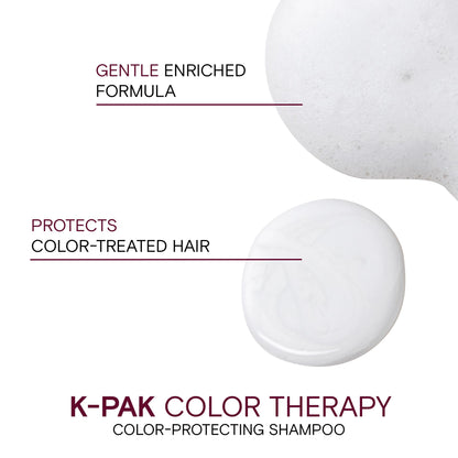 Joico K-PAK Color Therapy Color-Protecting Shampoo | For Color-Treated Hair | Boost Shine | Improve Elasticity | Repair Breakage | Rebuild Damaged Hair | With Keratin & Argan Oil