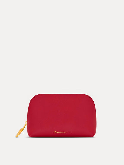Oscar Renta Small Cosmetic Cherry