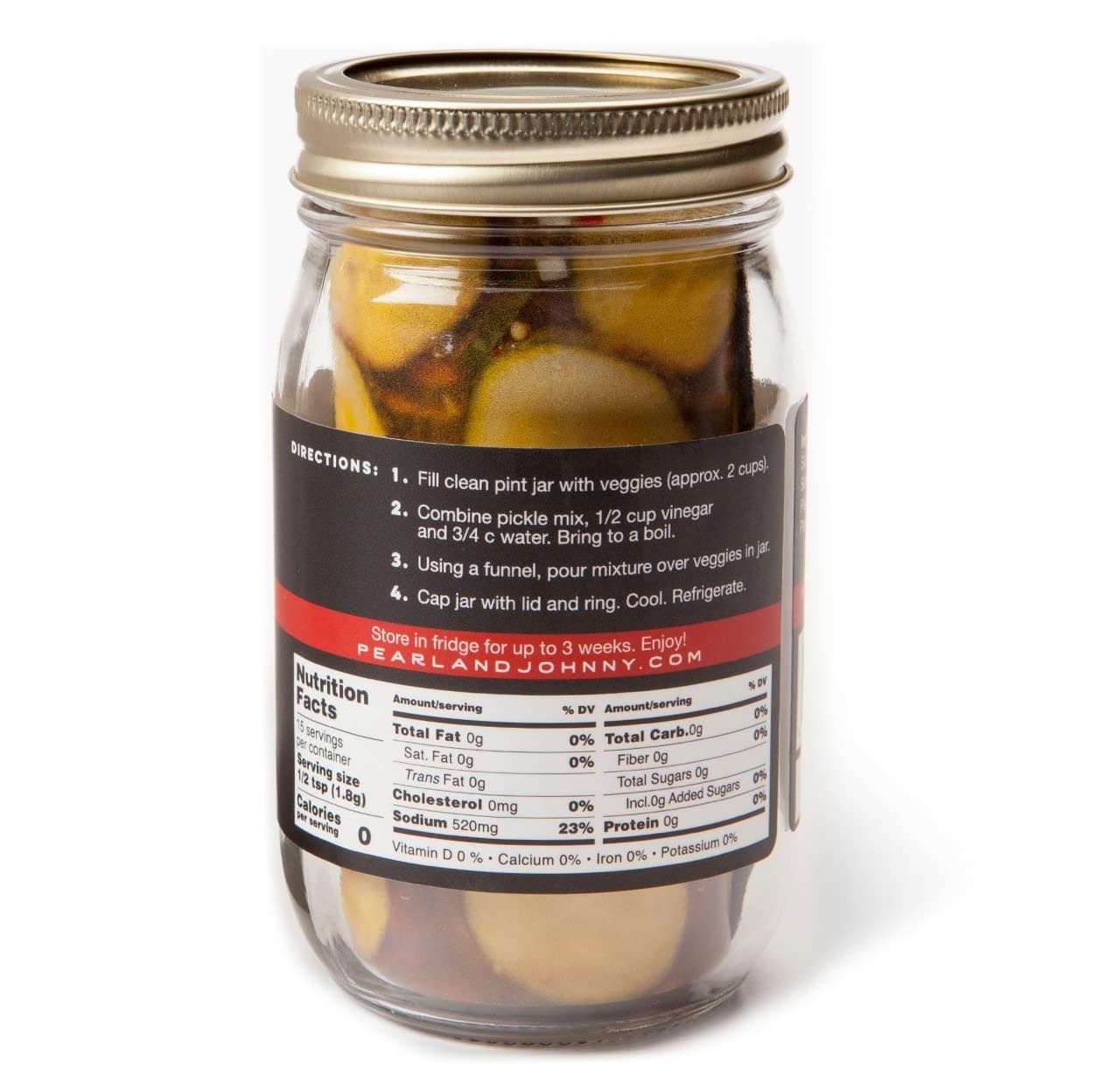 Pearl and Johnny 10-Minute Pickle Kit Fire & Spice