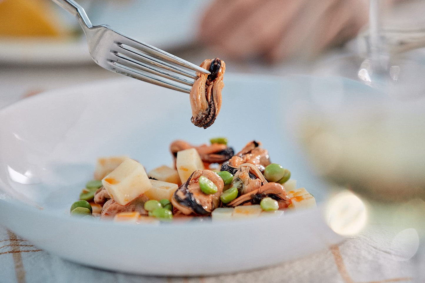 Matiz España Mussels in Extra Virgin Olive Oil & Apple Cider Vinegar | 3.92 oz. - 12 Pack | Handcrafted in Galicia, Spain | Sustainably Cultivated Mussels with Spices |