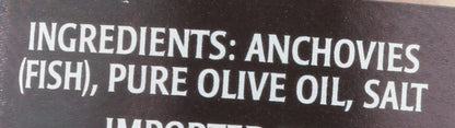 Crown Prince Flat Fillets of Anchovies in Olive Oil, 1.5 Oz