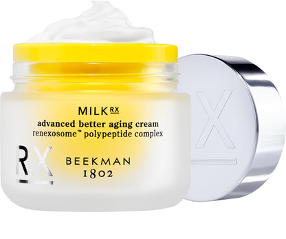 Beekman 1802 Milk RX Advanced Better Aging Collagen Moisturizer Face Cream – 4X Retinol Alternative with Goat Milk Exosomes & Polypeptide, Firming Cream, 1.69 fl oz