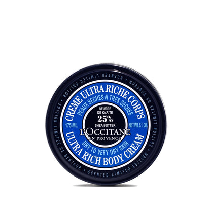 L’Occitane Shea Butter Ultra Rich Body Cream, Nourishing Moisturizer for Dry, Sensitive Skin, Fast Absorbing, Refillable, Vegan Skincare, Light Scent