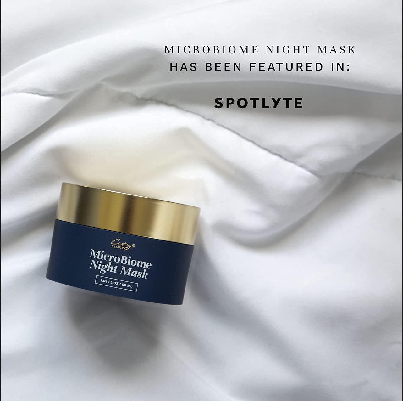 City Beauty MicroBiome Night Mask - Nourishing Overnight Face Mask - Prebiotic & Probiotic Blend - Solution for Dull, Uneven Skin Tone, Large Pores, & Wrinkles - Anti-Aging Cruelty-Free Skin Care