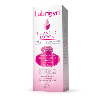 Lubrigyn Cleansing Lotion, Moisturizing and Replenishing Daily Feminine Wash Cream for Feminine Care, Fusion of Natural Oil-Based Moisturizing Intimate Lubricant Bundle