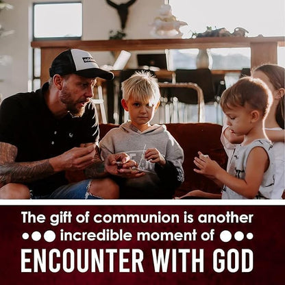 PACK IT HUB The Miracle Meal Pre-filled Communion Cups and Wafer Set Gluten Free - Box of 100 - with 100% Trusted Concord Grape Juice & Gluten Free Wafer