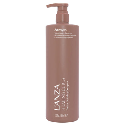 L'ANZA Healing Curls Shampoo For Curly Textured Hair Moisturizing Detangling Curl Shampoo, Detangles, Enhances Bounce, Anti-Frizz, Color Safe Vegan, Gentle Cleanse Anti-Humidity Sulfate Free