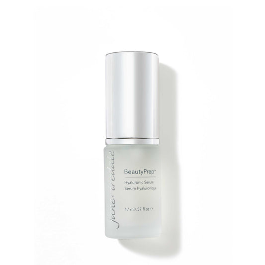jane iredale BeautyPrep Hyaluronic Serum, Lightweight, Non-Greasy, Moisture-Locking Formula, Smooths, Softens, and Brightens Skin, Paraben Free