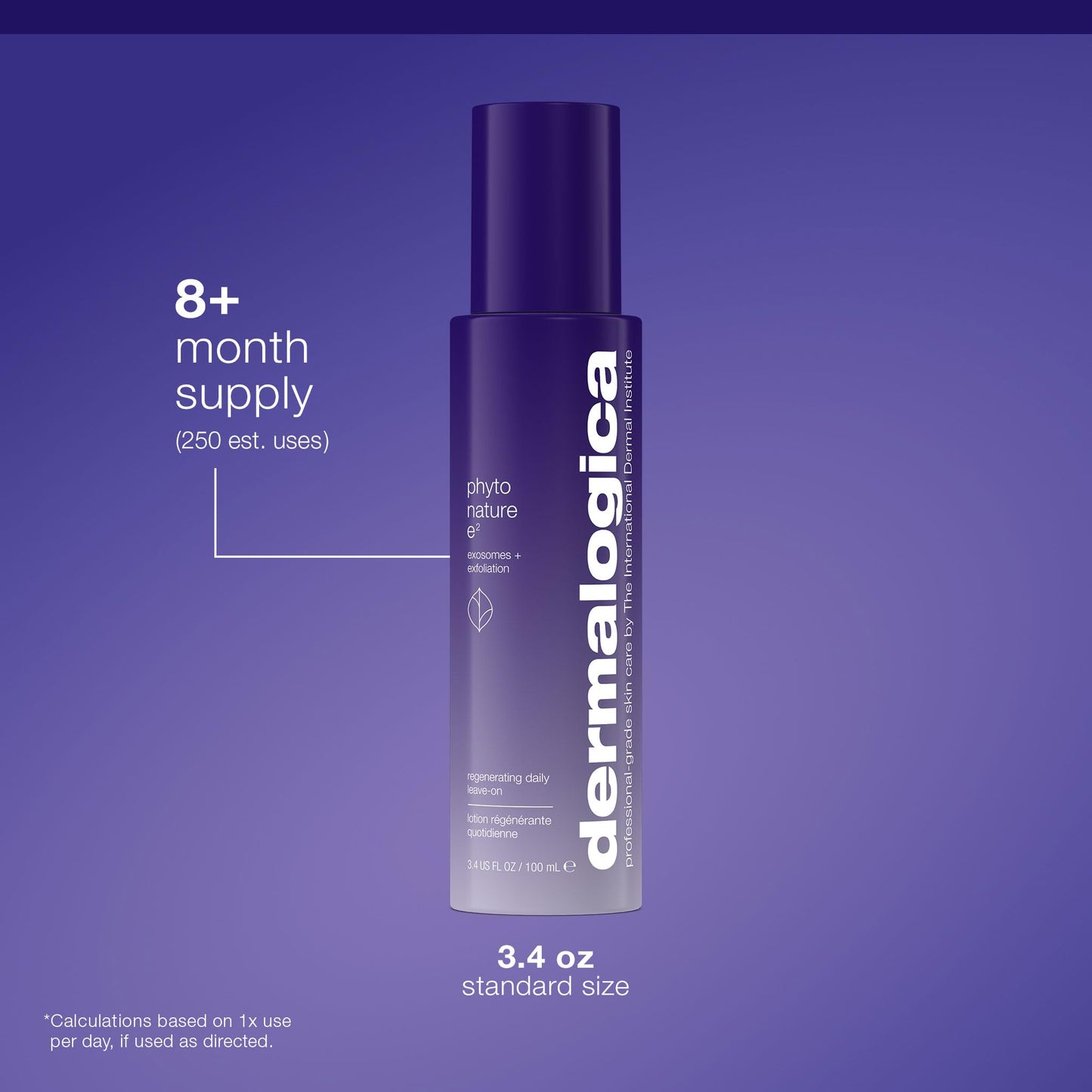 Dermalogica Phyto Nature E2, Daily Leave on Face Exfoliant for Skin Renewal, Exosome Pre Serum, 3.4 fl oz