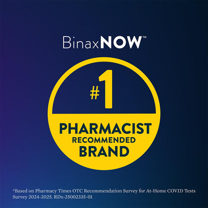 BinaxNOW™ COVID-19/Flu A&B Combo Self Test, Reliable COVID/Flu Home Test With 15 Minute Results, 4 Tests