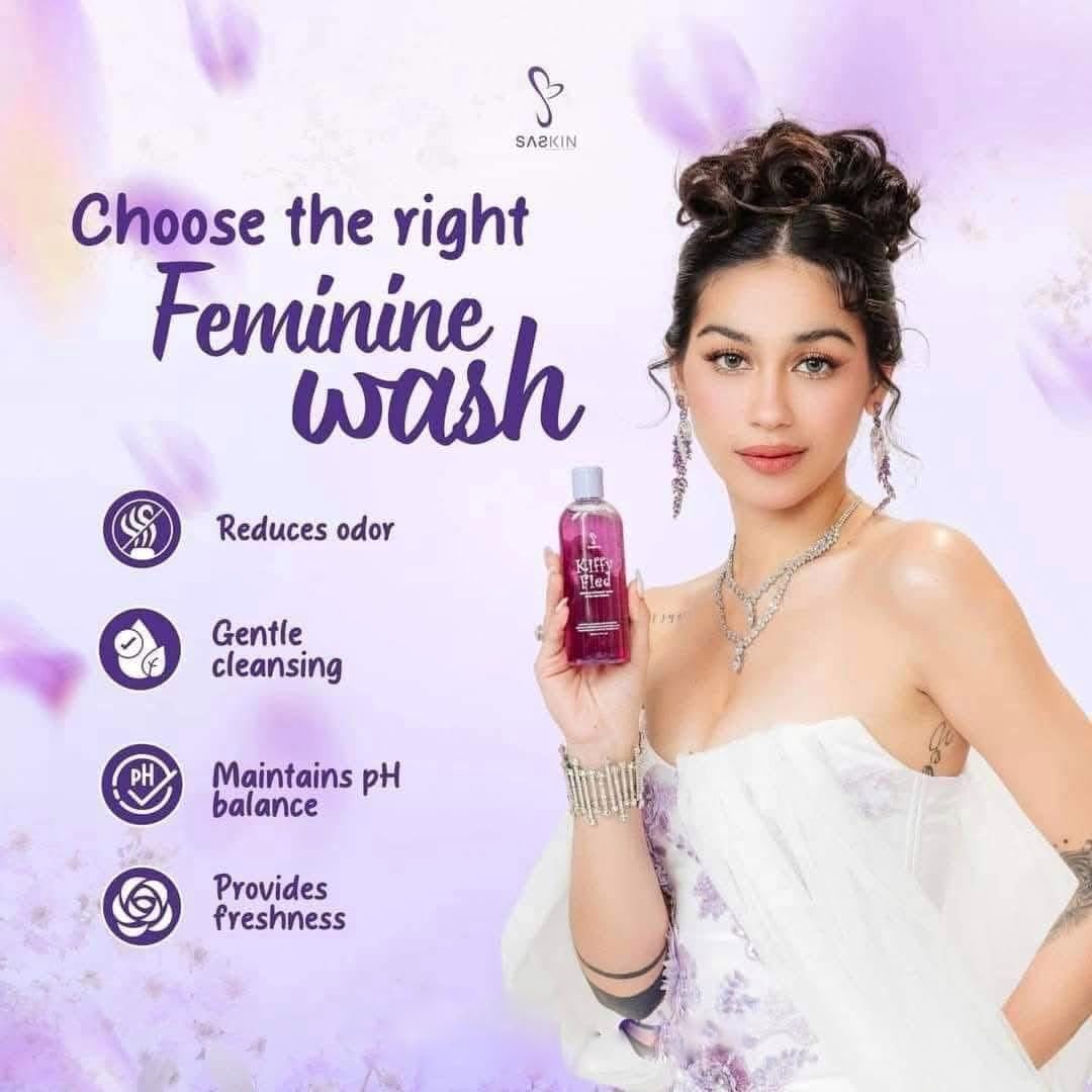 Saskin KIFFY FIED Gentle Intimate Wash with Cooling Effect - 150ml