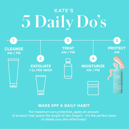 Kate Somerville HydraKate Illuminating Sunscreen Drops – Tinted SPF 50+ Mineral Sunscreen with Zinc Oxide, Moisturizing & Anti-Aging Sun Protection, 1.7 Fl Oz