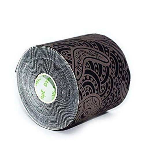 Dynamic Tape, Black Tattoo, 3" x 16.4', Package of 4 Rolls