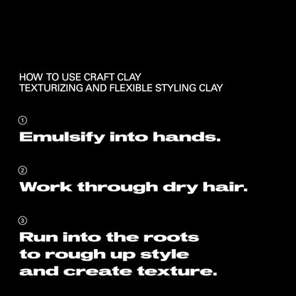 Sebastian Professional Styling Craft Clay | Remoldable Texturizing Hair Styling Clay for Natural Hold | 1.7 oz | Packaging May Vary