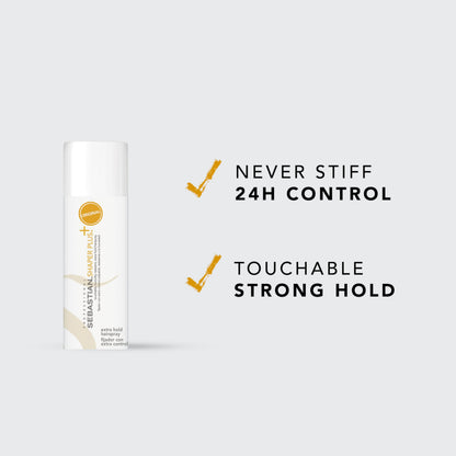 Sebastian Professional Shaper Plus Hairspray | Touchable, Humidity Resistant, Original Extra Hold | 24 Hour Flexible Styling Control | For All Hair Types