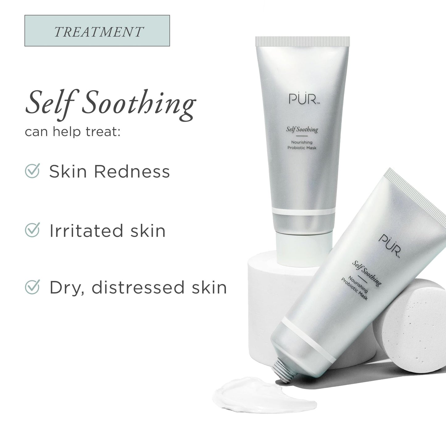 PÜR MINERALS Self Soothing Nourishing Probiotic Mask, 2.5 oz
