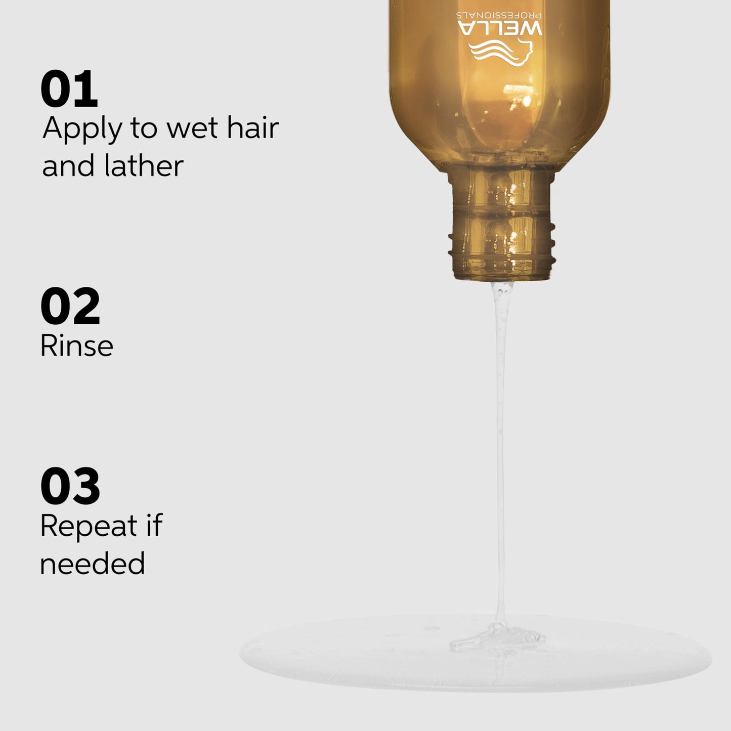 Wella Professionals ULTIMATE SMOOTH Shampoo for Dry, Dull & Frizzy Hair | For Shine & Smoothness | With Squalane & Omega 9 | Color Safe
