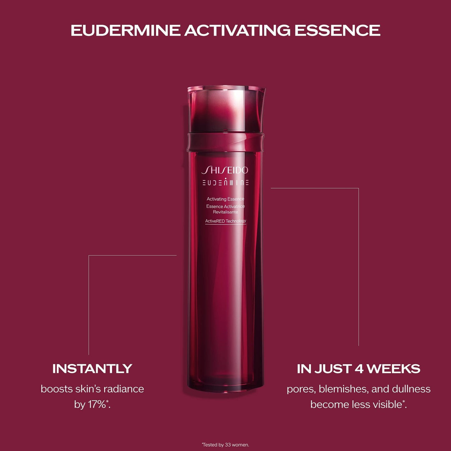 Shiseido Eudermine Activating Essence - Provides Deep Hydration & Targets Dark Spots - 24-Hour Hydration - Non-Comedogenic - All Skin Types