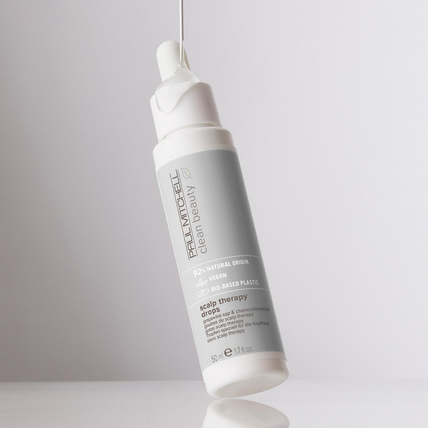 Paul Mitchell Clean Beauty Scalp Therapy Drops, Ultra-Lightweight Scalp Serum Soothes + Nourishes All Hair Types, Especially Dry, Oily + Sensitive Scalps, 1.7 fl. oz.