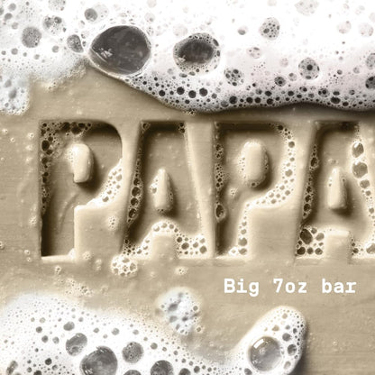 PAPATUI by Dwayne Johnson Enriching Bar Soap for Men | Hydrating Daily cleanser | Moisturizes with Mango Butter and Avocado Oil | Vanilla Shea | 7oz