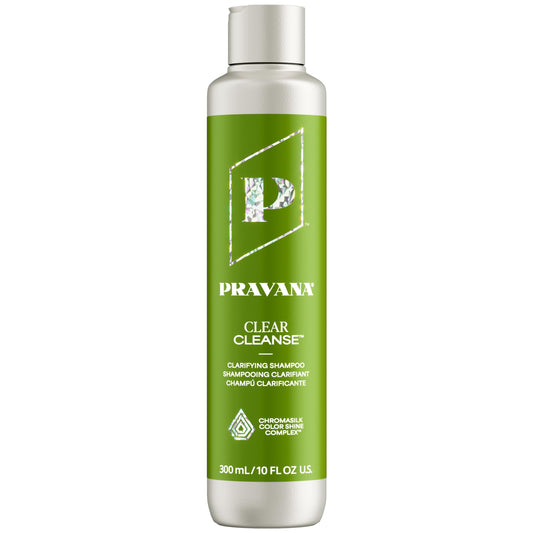 Pravana Clear Cleanse Mineral Diminishing Shampoo | For Clarifying Color Treated Hair | Instantly Removes Hard Water Deposits | Hydrates, Energizes, Volumizes | Eliminates Discoloration | Vegan
